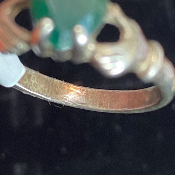 Ring Size 5.5 Sterling Silver 925 Women Tourmaline Semi-Precious Stone - Picture 6 of 8